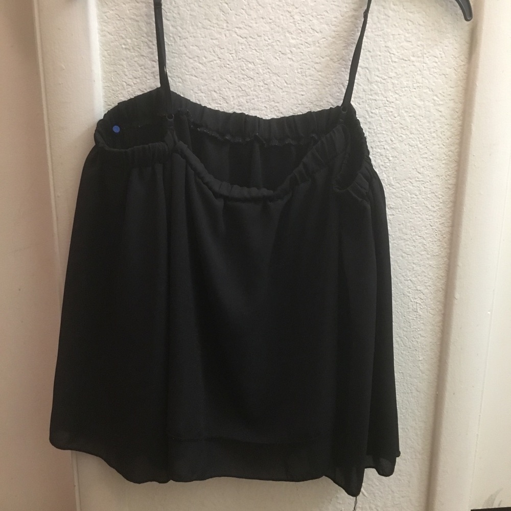Black off the shoulder top!